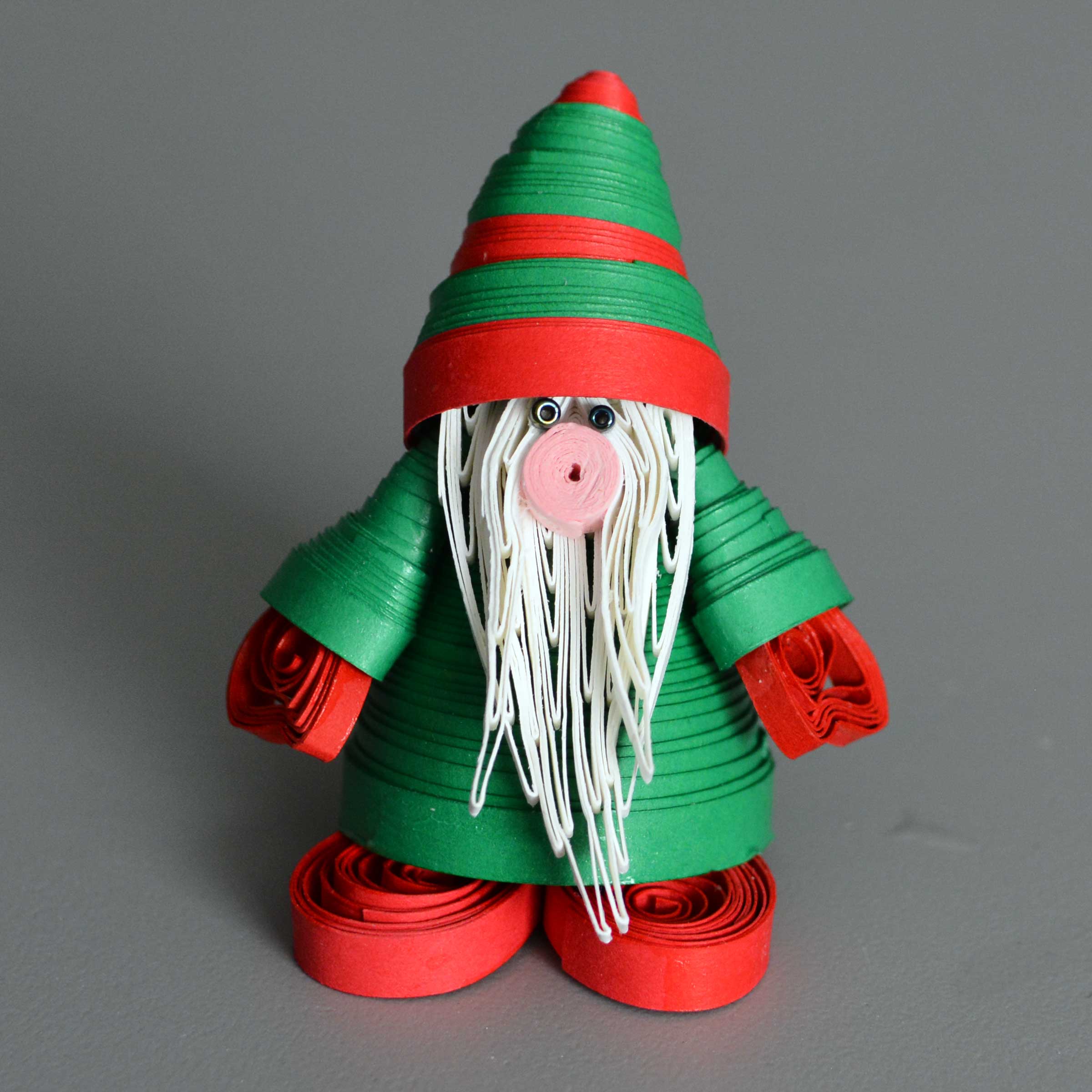 Quilled Christmas Knome