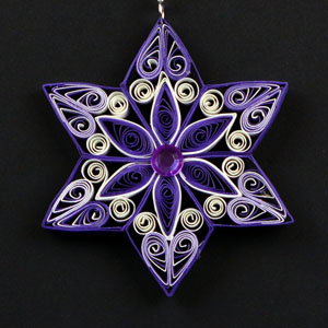 Quilled Christmas Ornament Snowflake