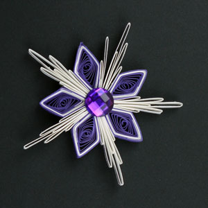 Quilled Christmas Ornament Snowflake