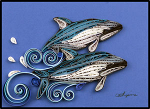 Quilled Dolphin Delight