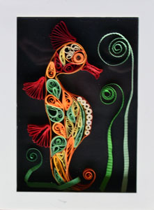 Quilled Ancient Seahorse