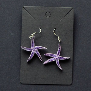 Quilled Starfish Earings