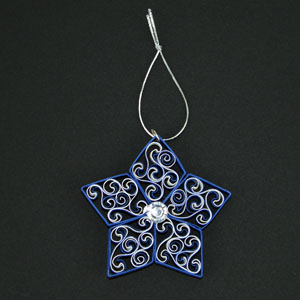 Quilled Christmas Season Ornament